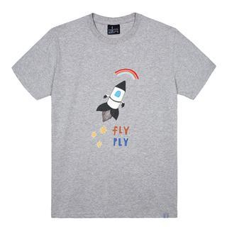 the shirts Fly Rocket Print T-Shirt