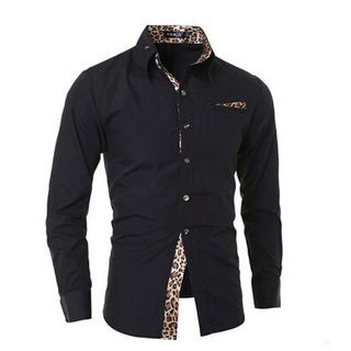 Hansel Leopard Panel Shirt