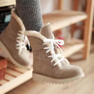 Pastel Pairs Short Lace-Up Boots