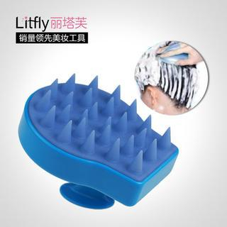 Litfly Hair Massage Brush (Blue) 1 pc