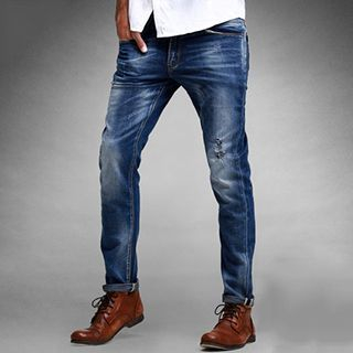 Quincy King Distressed Jeans