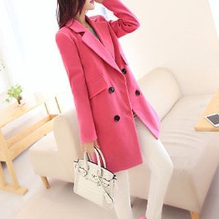 Donnae Double-breasted Lapel Coat