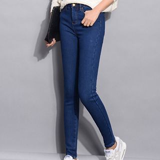 Hazie Fleece-Lined Slim-Fit Jeans