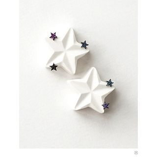 PINKROCKET set of 5: Star Earrings