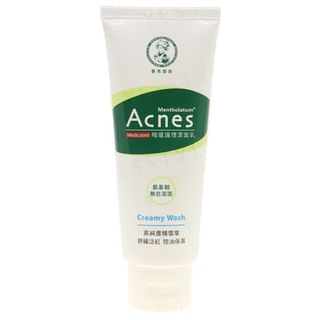 Rohto Mentholatum - Acnes Medicated Creamy Wash 100g