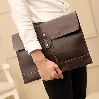 BagBuzz Faux Leather Envelope Clutch