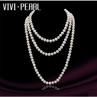 ViVi Pearl Multi-Strand Freshwater Pearl Necklace