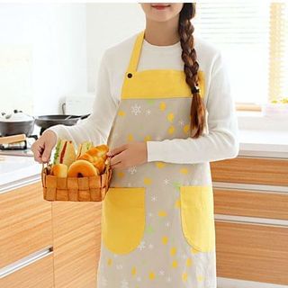 Lazy Corner Printed Apron