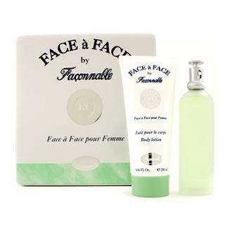 Faconnable - Face A Face Coffret: Eau De Toilette Spray 100ml/3.33oz + Body Lotion 200ml/6.66oz 2pcs
