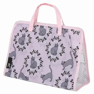 "Cat" Cosmetic Bag [SPAROO - Pattern-A] Light Pink - One Size