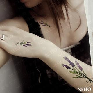 Neeio Waterproof Temporary Tattoo (Lavender) 1 sheet