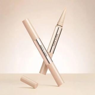 Mack Andy - 3D High Gloss Grooming Stick - 2 Shades M01# Matte White + Milk Tea Brown - 3G