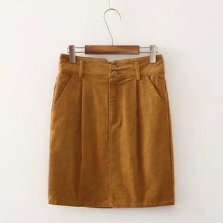 Aigan Corduroy Miniskirt