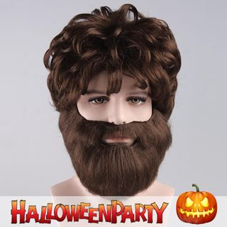 Party Wigs HalloweenPartyOnline - Milling Bear Ash Brown - One Size