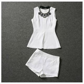 Sienne Set: Sleeveless Top + Shorts