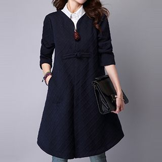 chic n' fab Chinese Knot Button Coat