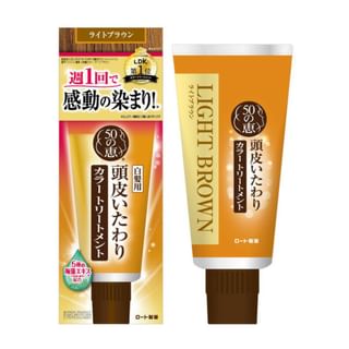 Rohto Mentholatum - 50 Megumi Hair Color Treatment - Haarfärbemittel für graue Haare