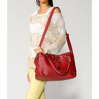 yeswalker Hangtag-Accent Satchel Red - One Size
