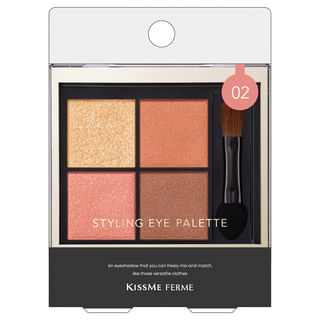 ISEHAN - Kiss Me Ferme Styling Eye Palette 02 Apricot Bijou