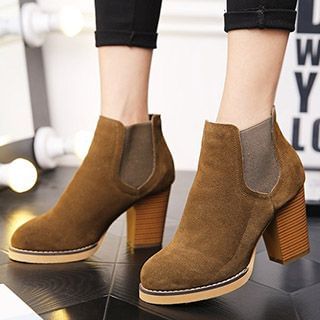 Ammie Block Heel Ankle Boots