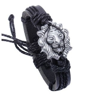 KINNO Lion Leather Leather Bracelet