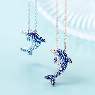Sterling | Necklace | Dolphin | Pendant | Silver