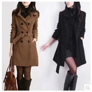 Persephone Woolen Trench Coat