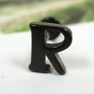Black RSingle Earring Black - One Size