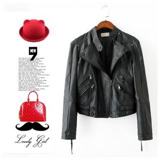 Ainvyi Faux Leather Jacket