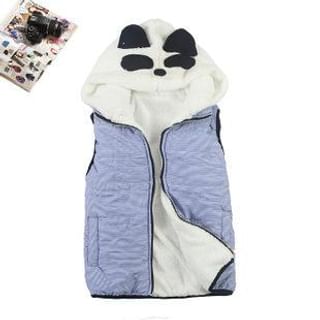 Cute Colors Ear-Accent Hooded Vest