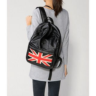 Union Jack Backpack Black - One size