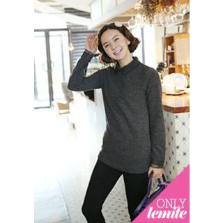 Lemite Point-Collar Sweater