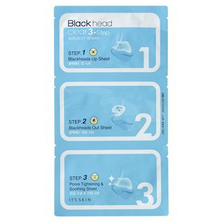 It's skin Blackhead Clear 3-Step Solution Sheet 1set - 3pcs