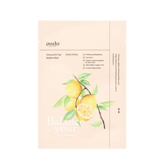 Beauty Mask - 4 Types Charcoal & Yuja Bubble