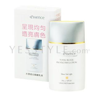 Bio-Essence - Total Block Protective Lotion SPF30 PA++ (Sheer Tint Light) 40ml