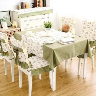 Lazy Corner Printed Tablecloth / Cushion with Cover