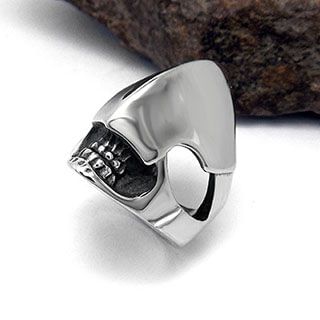 Andante Mask Titanium Steel Ring