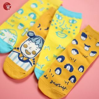 Socka Cartoon-Print Socks