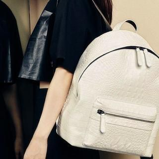 Secret Garden Croc-Grain Backpack