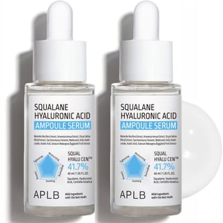 Aplb - Squalane Hyaluronic Acid Ampoule Serum Set 40Ml X 2 Pcs