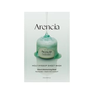 Arencia - Holy Hyssop Sheet Mask 27Ml X 1 Sheet