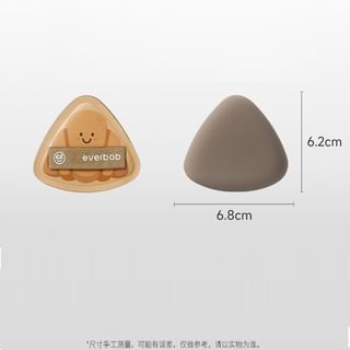 everbab - Chocolate Croissant Cushion Puff - 4 Types L - 2pcs