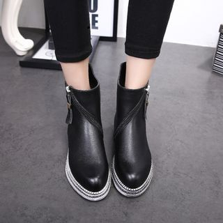 Hannah Short Genuine Leather Boots