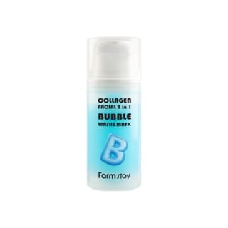 Farmstay - Collagen Facial 2 In 1 Bubble Wash & Mask 100Ml