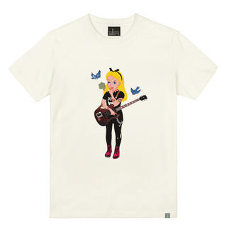 the shirts Girl with Guitar Print T-Shirt