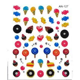 Maychao 3D Nail Sticker (AN-127) 1 sheet