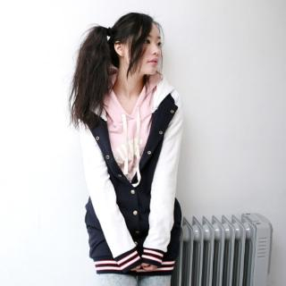 Buy Celli Girl Detachable Hooded Baseball Jacket 1022273894
