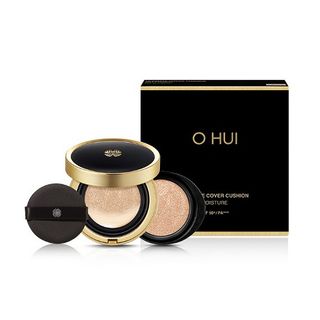 O HUI - Ultimate Cover Cushion Moisture Set - 2 Colors #02 Honey Beige