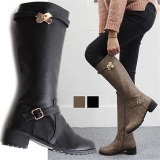 Reneve Belted Tall Boots