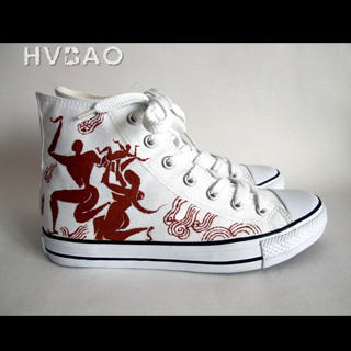 HVBAO ”Dance in Ancient Times“ High-Top Canvas Sneakers